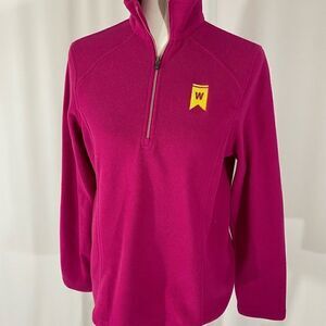 Lands End Polartec Quarter Zip Fleece Top